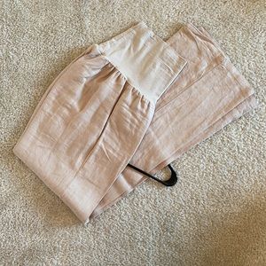100% linen fold over pants
